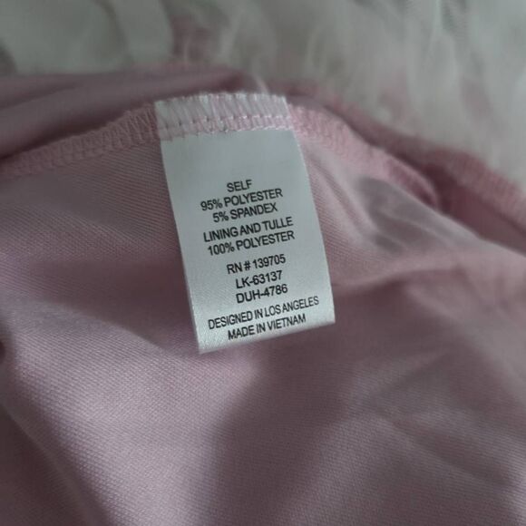 Emerald Sundae Junior’s Size XL Pink Floral Pleated A-Line Dress - Picture 5 of 5